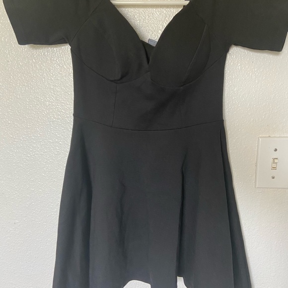 💥NWOT Nasty Gal Black Bustier A-line Dress💥 - Picture 4 of 6